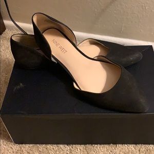 Black Nine West Flats